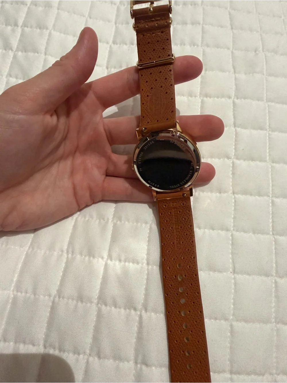 Fossil wristwatch gold